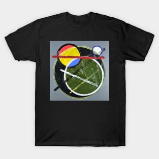 Circles and lines Abstract 334 T-Shirt